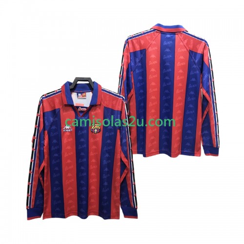 Camisolas de futebol FC Barcelona Retro Equipamento Principal 1996 1997 Manga Comprida Camisolas de futebol FC Barcelona Retro Equipamento Principal 1996 1997 Manga Comprida